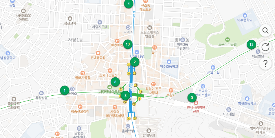 서울시 따릉이 대여소 조회